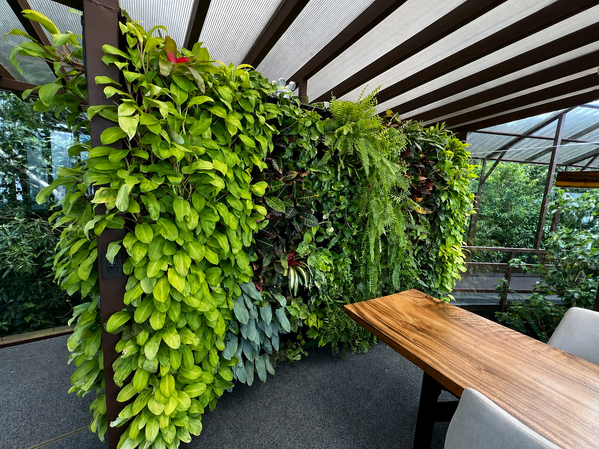 Proyecto de jardín vertical realizado por Green Shades — fotografía 3