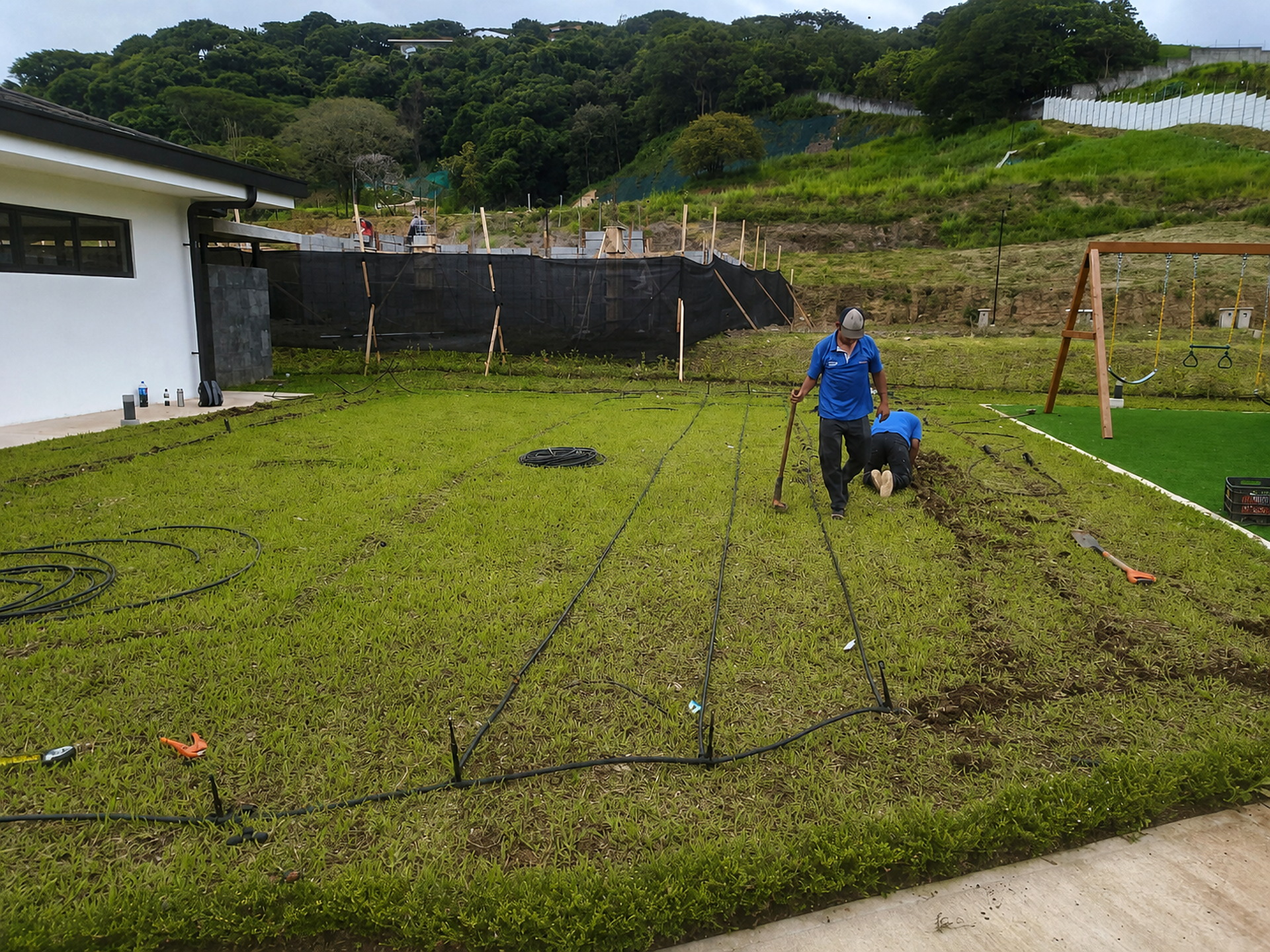 Proyecto de sistema de riego realizado por Green Shades — fotografía 2